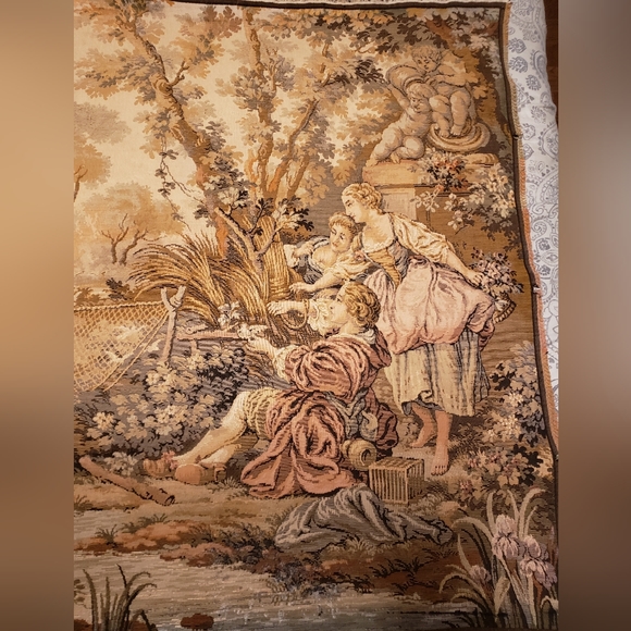 1889 Antique Gobelin Tapestry - Picture 2 of 4